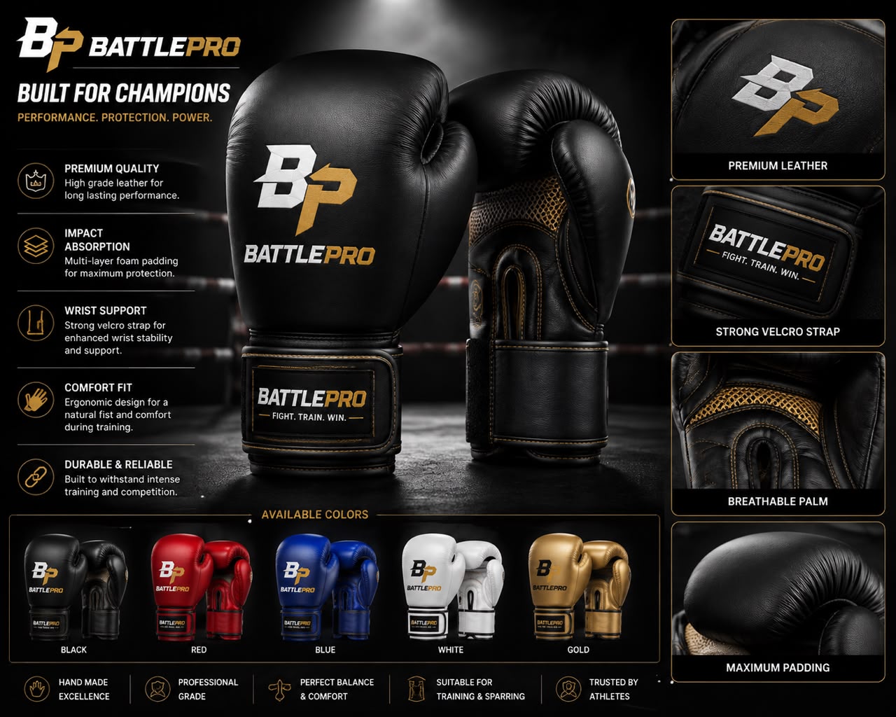 Battle Pro Signature Sparring Gloves