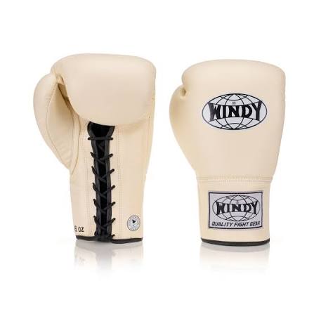 Ivory Lace-Up Gloves