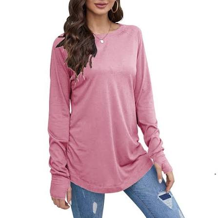 Blush Long-Sleeve Tee