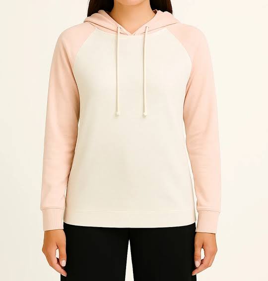 Blush Colorblock Hoodie