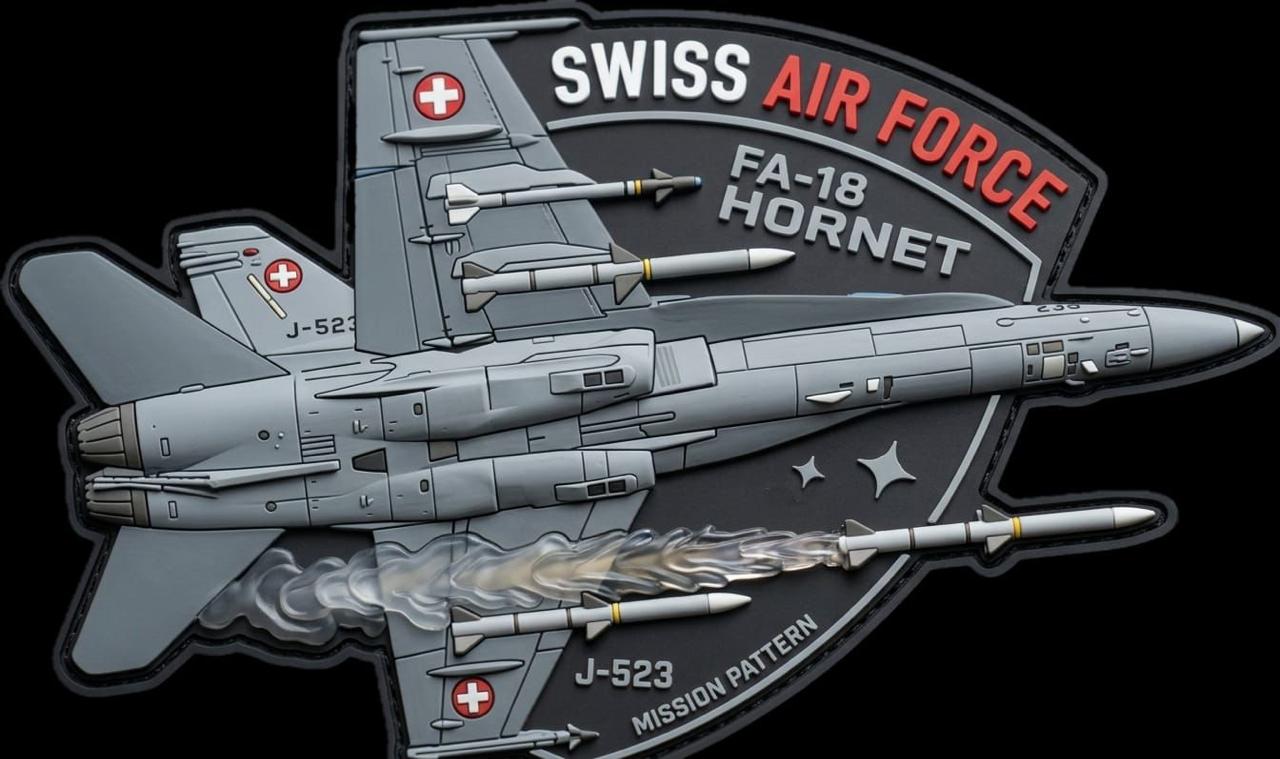 Swiss Air Force FA-18 Hornet Patch