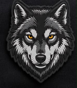 Wolf Head Patch