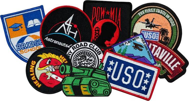 Assorted Emblem Patch Set